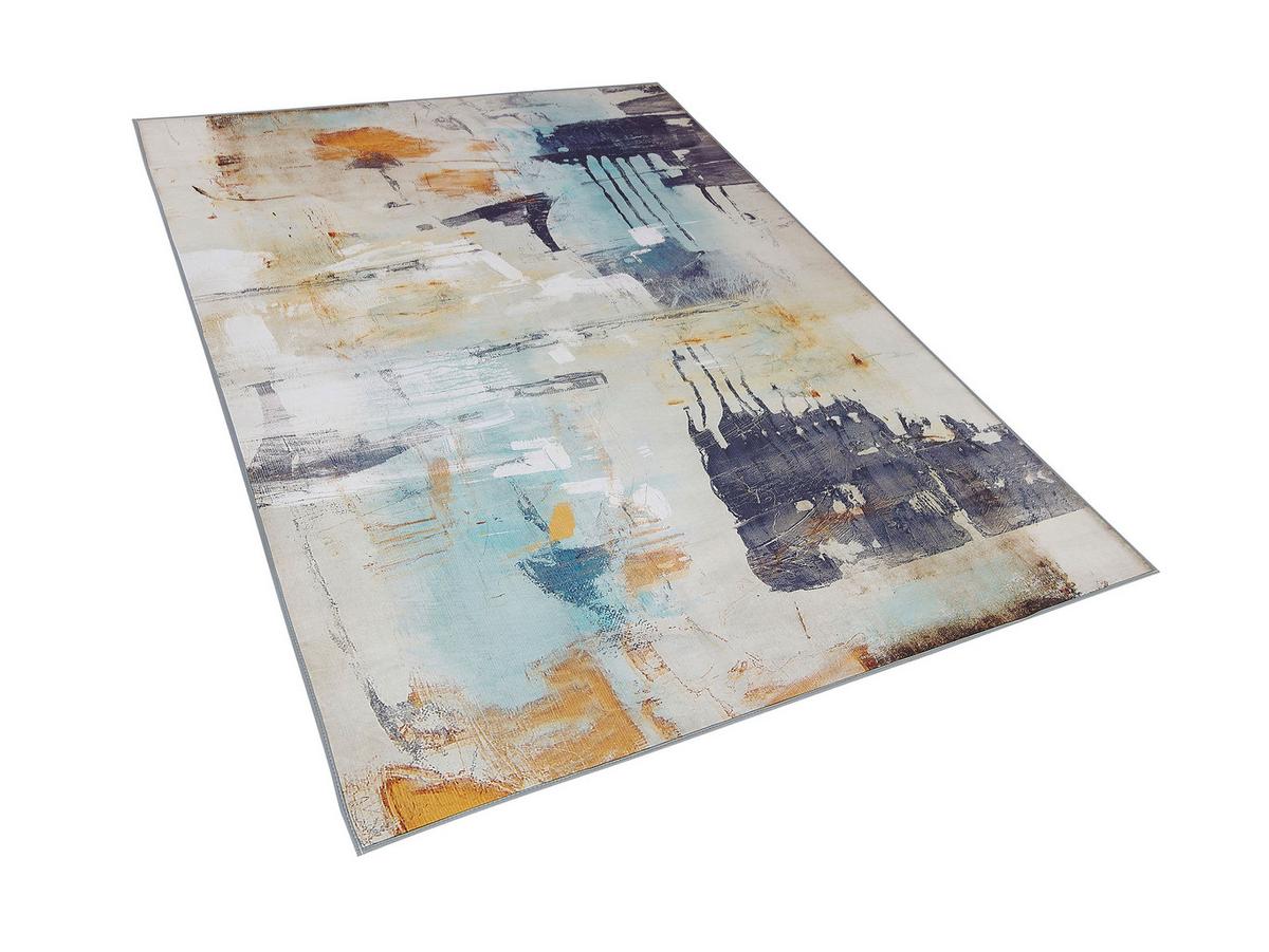 KURZFLOR-TEPPICH Adapazari 230/160 cm - Multicolor, Kunststoff (160/230cm) - Beliani