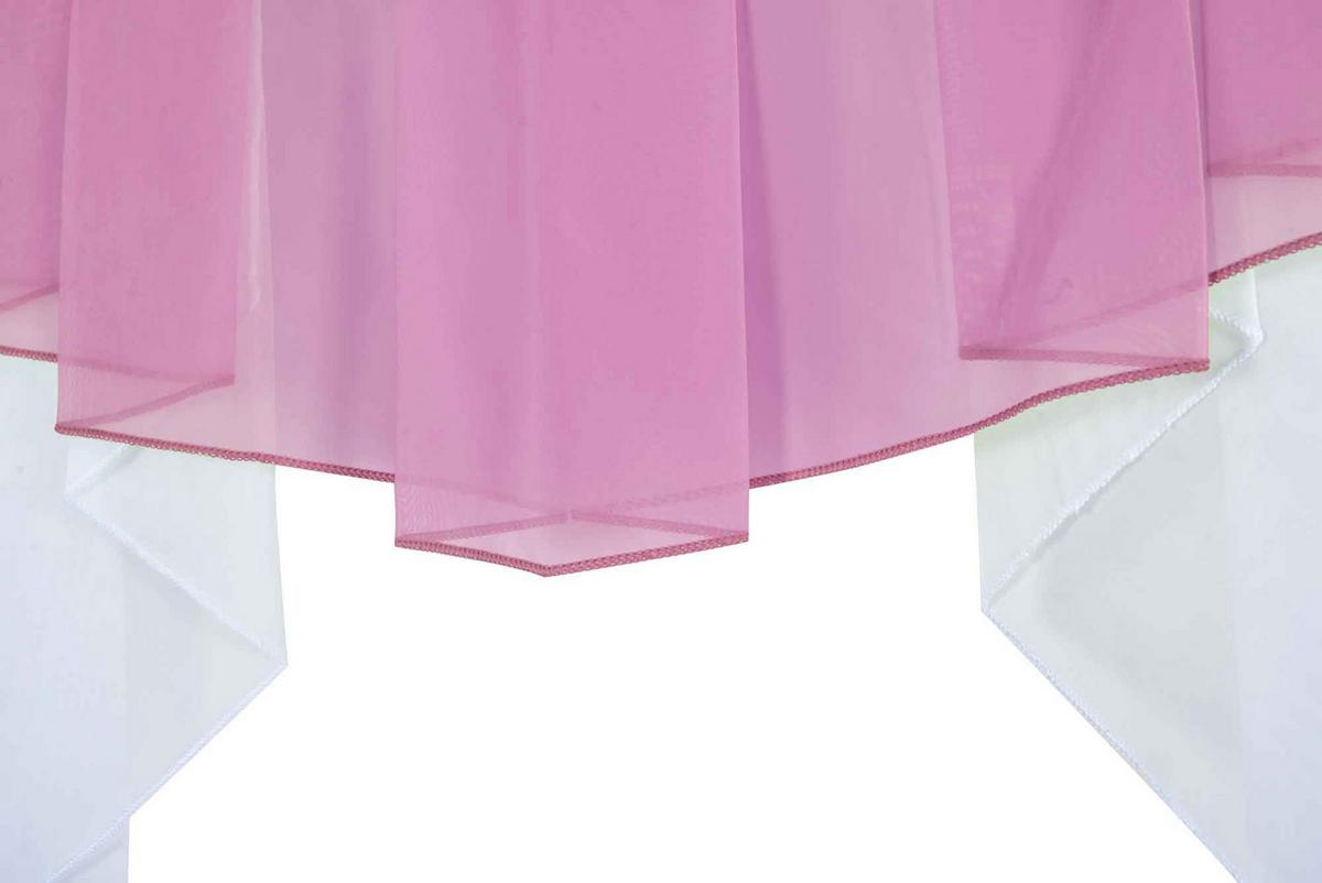 SCHEIBENGARDINE MEIßEN 100x100 cm Rosa - Rosa, Textil (100/100cm) - Gardinenbox