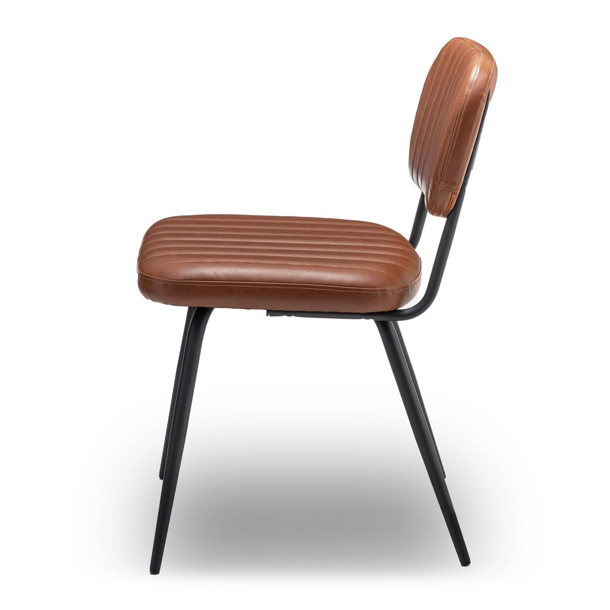 ESSZIMMERSTÜHLE (2er-set) braun sparte 56/45/79 cm - Braun, Textil (45/79/52cm) - Calicosy