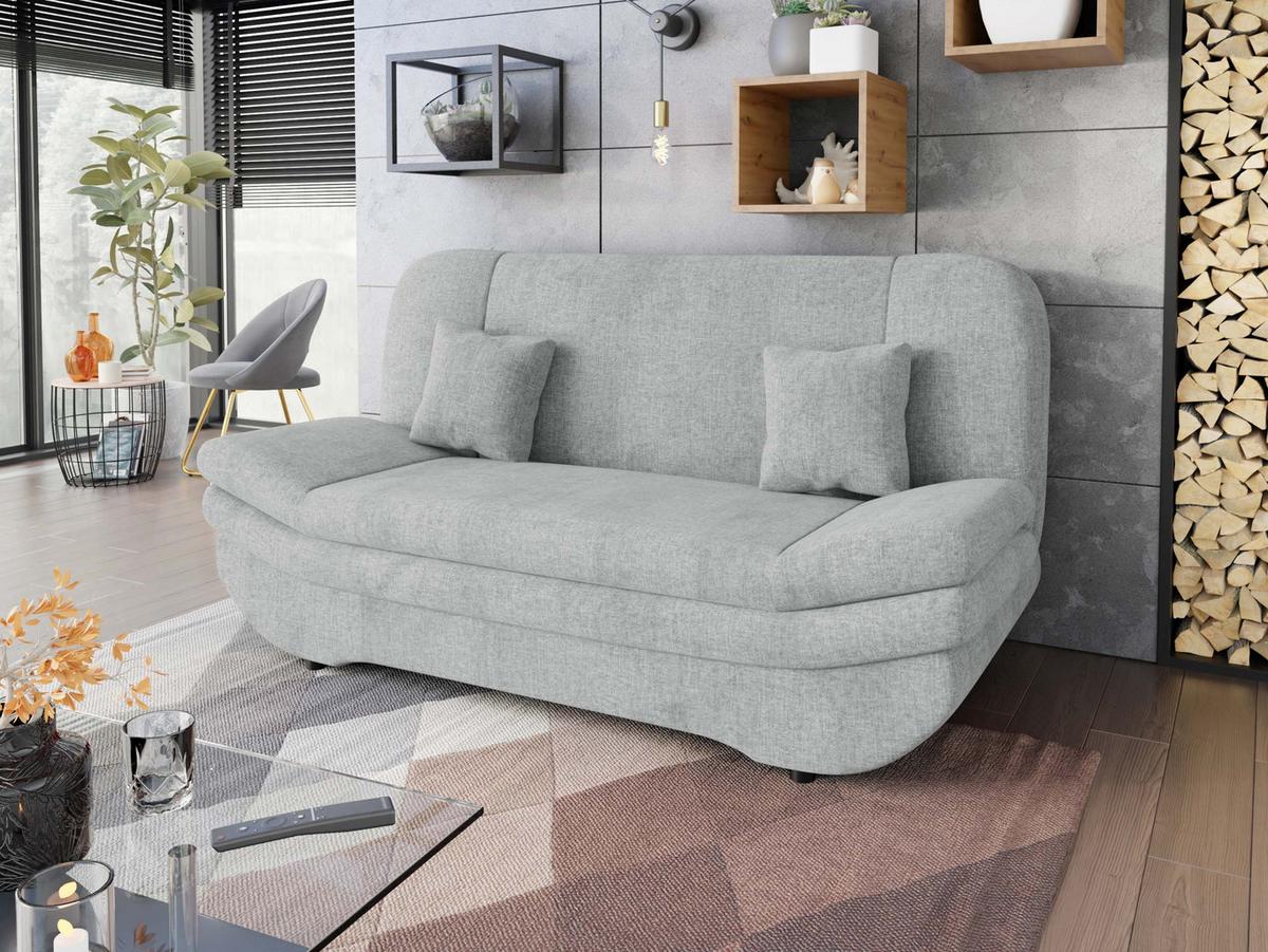 SCHLAFSOFA Weronika Premium - Greige/Schwarz, Holz/Kunststoff (200/95/90cm) - MIRJAN24