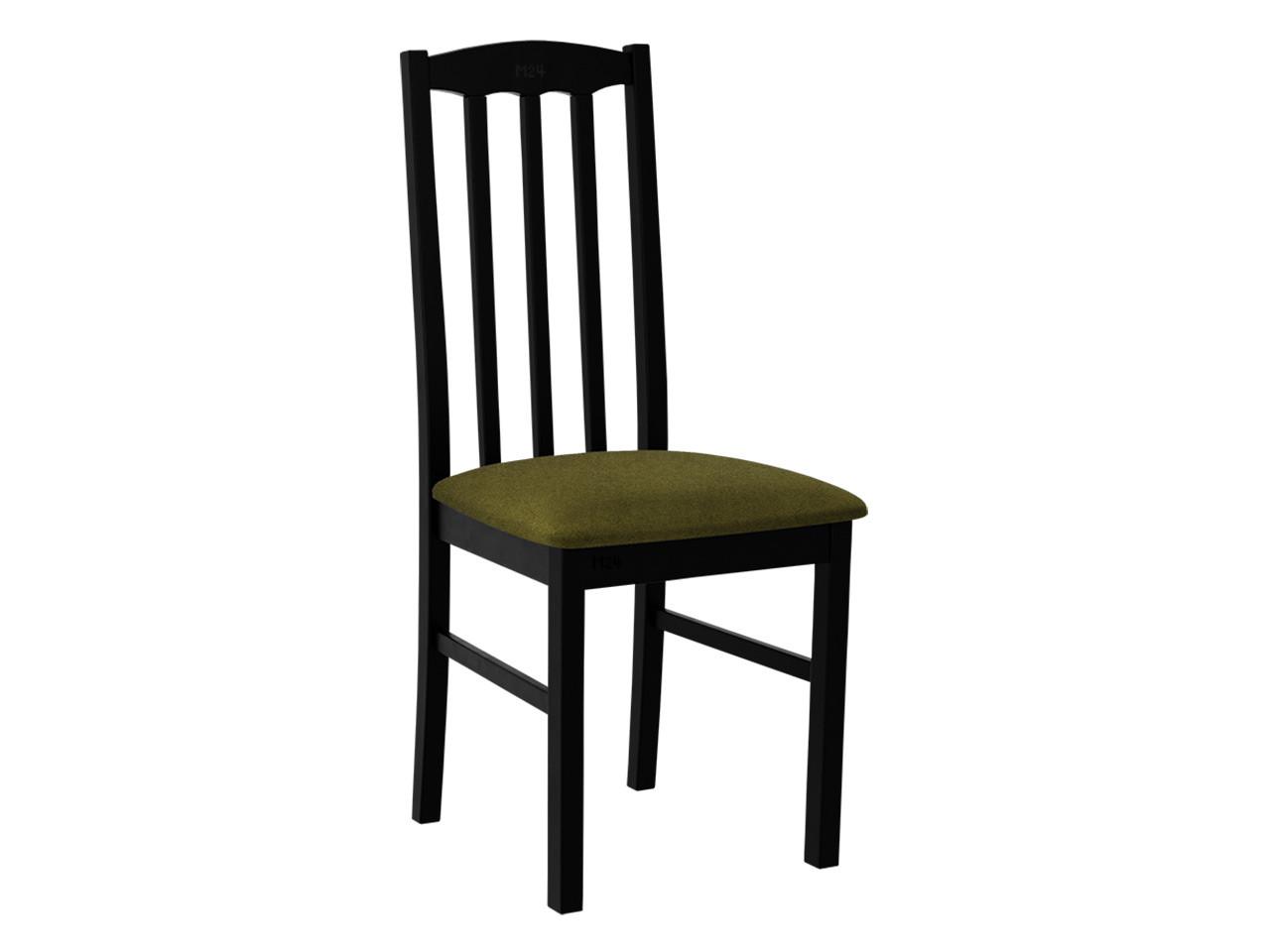 STUHL Bos XII, Holzfarbe: Schwarz - Schwarz/Grün, Holz (43/90/48cm) - MIRJAN24