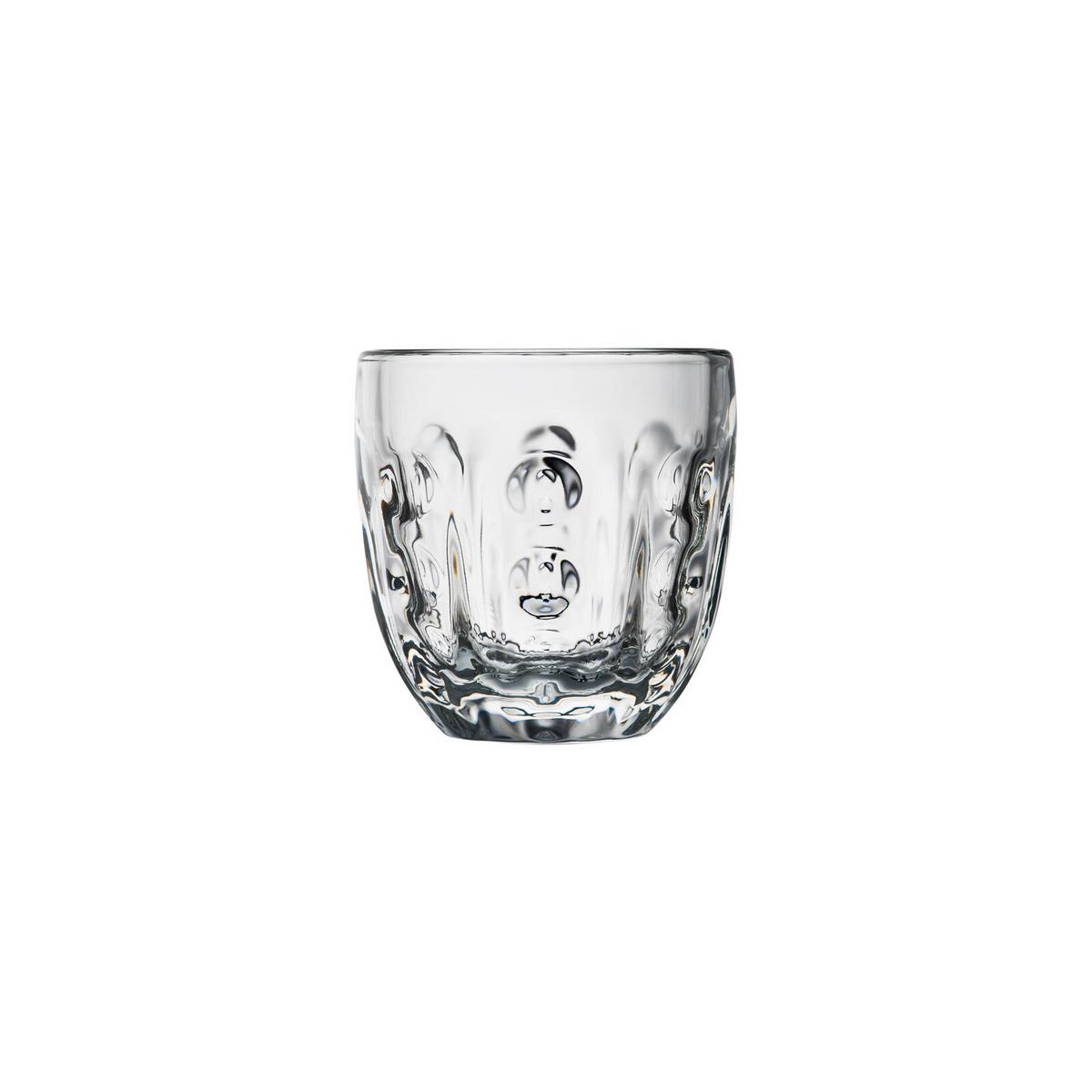 ESPRESSOGLÄSER Facetten transparent 100 ml 4er Set - Transparent, Glas (0.1L) - La Rochère