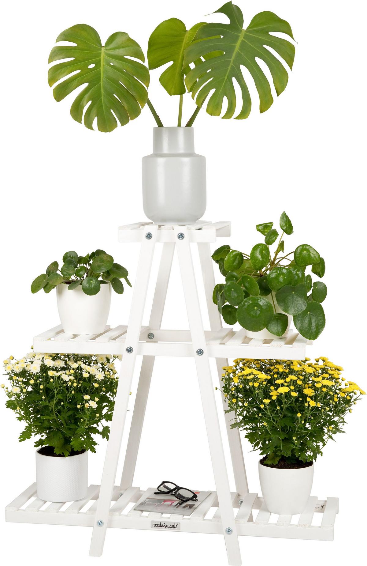 needs&wants PFLANZENREGAL aus Holz wetterfest für Balkon & Garten online kaufen ➤ mömax