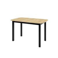ESSTISCH NICO P Ausziehbar 130 - 170 / 80 x 77 cm - Goldfarben/Schwarz, Holz (130/80/77cm) - MASSENO