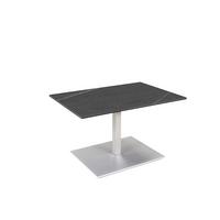 COUCHTISCH Ceara 90x60x47 höhenverstellbar Perlsilber/Marmara Nero - Grau, Keramik (90/60/47cm) - 58aufmkessel