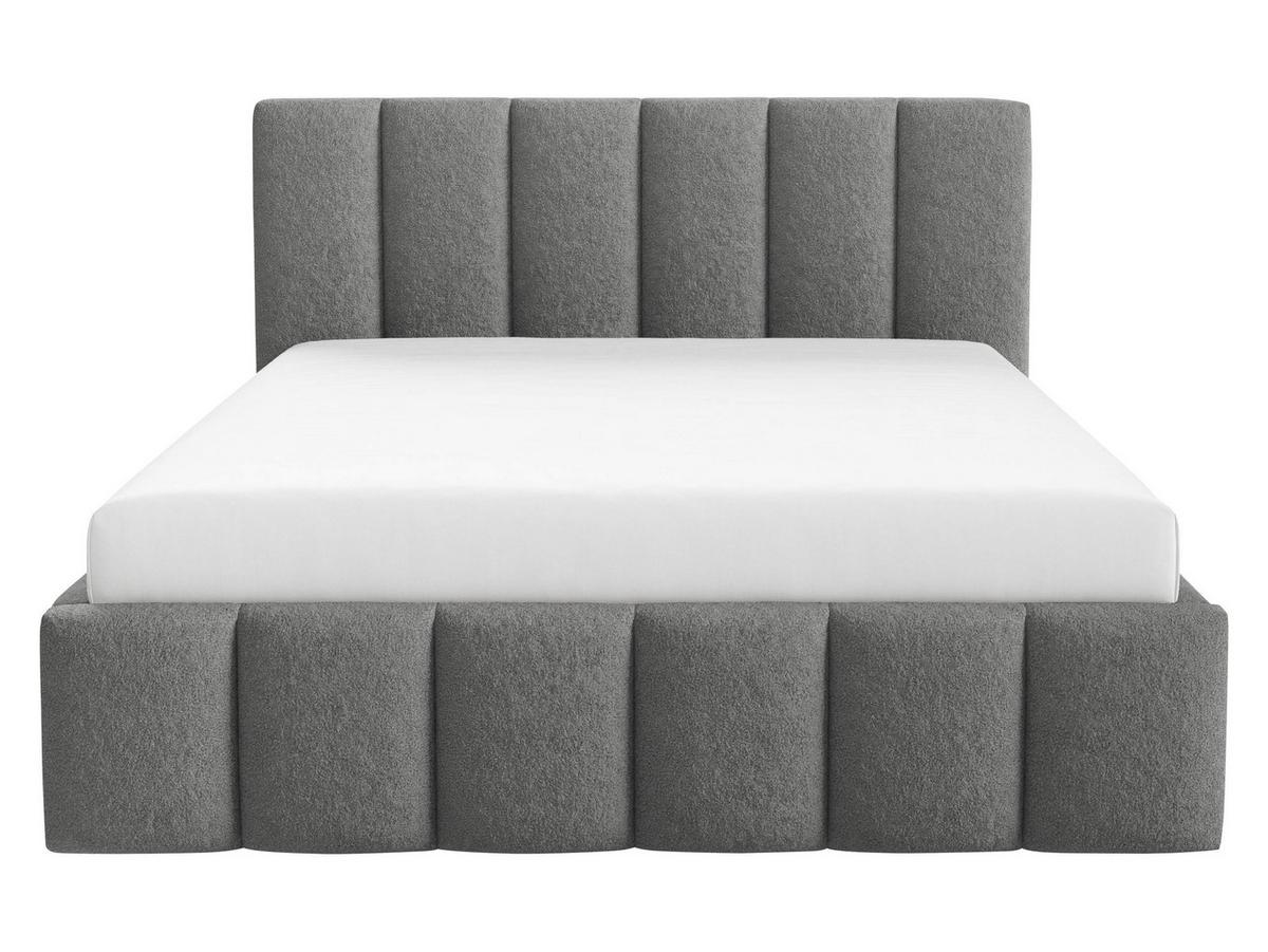 POLSTERBETT Lunaro - Grau, Holz/Textil (140/200cm) - MIRJAN24