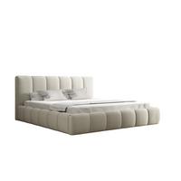 POLSTERBETT Giulia Magic Velvet - Beige, Holzwerkstoff/Textil (140/200cm) - Fun Möbel