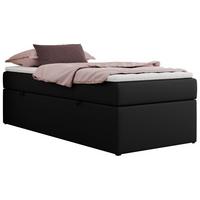 BOXBETT ZERO 90/200 - Schwarz Kunstleder - H4 - Topper T25 - Schwarz, Textil (90/200cm) - MKS