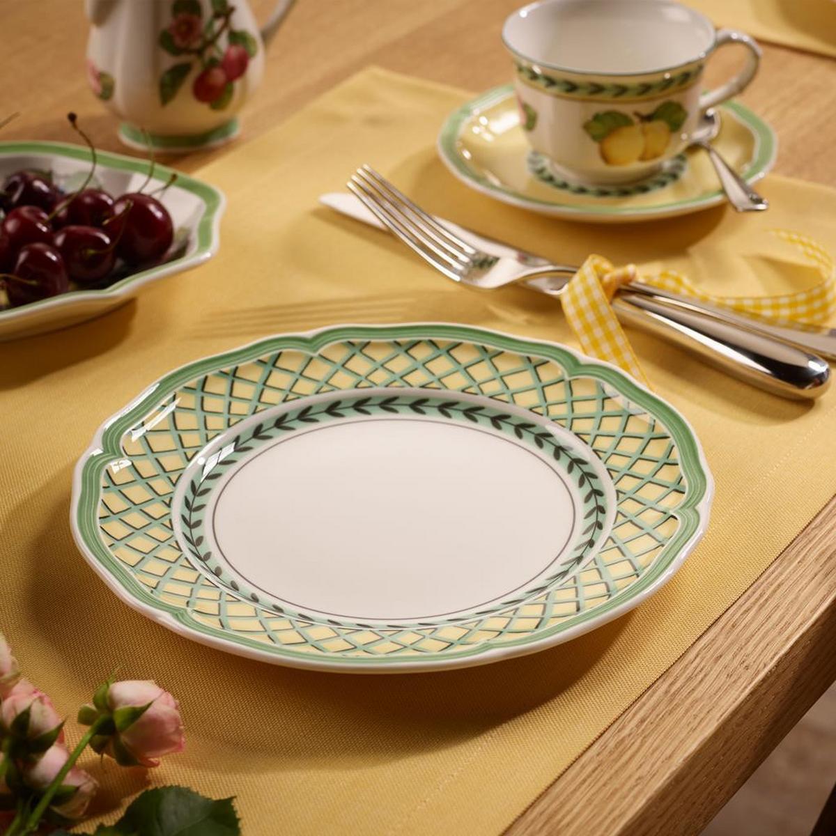 FRÜHSTÜCKSTELLER French Garden Orange bunt ø 20,7 cm 6er Set - Multicolor, Keramik (20.7cm) - Villeroy & Boch
