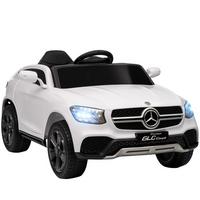 KINDER-ELEKTROAUTO Kunststoff Metall Weiß - Weiß, Kunststoff (105/68/50cm) - AIYAPLAY