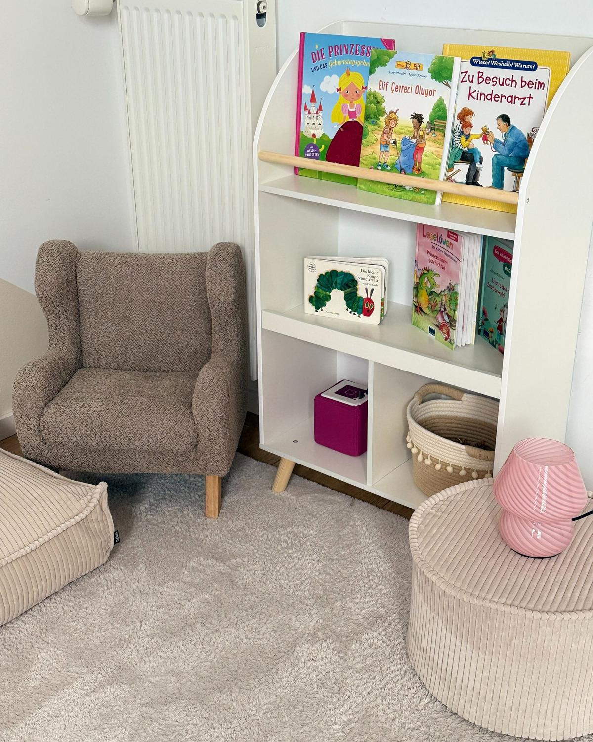 BÜCHERREGAL mit 3 Ebenen 102 cm Weiß Liloet - Weiß, Holzwerkstoff (60/102/30cm) - Beliani