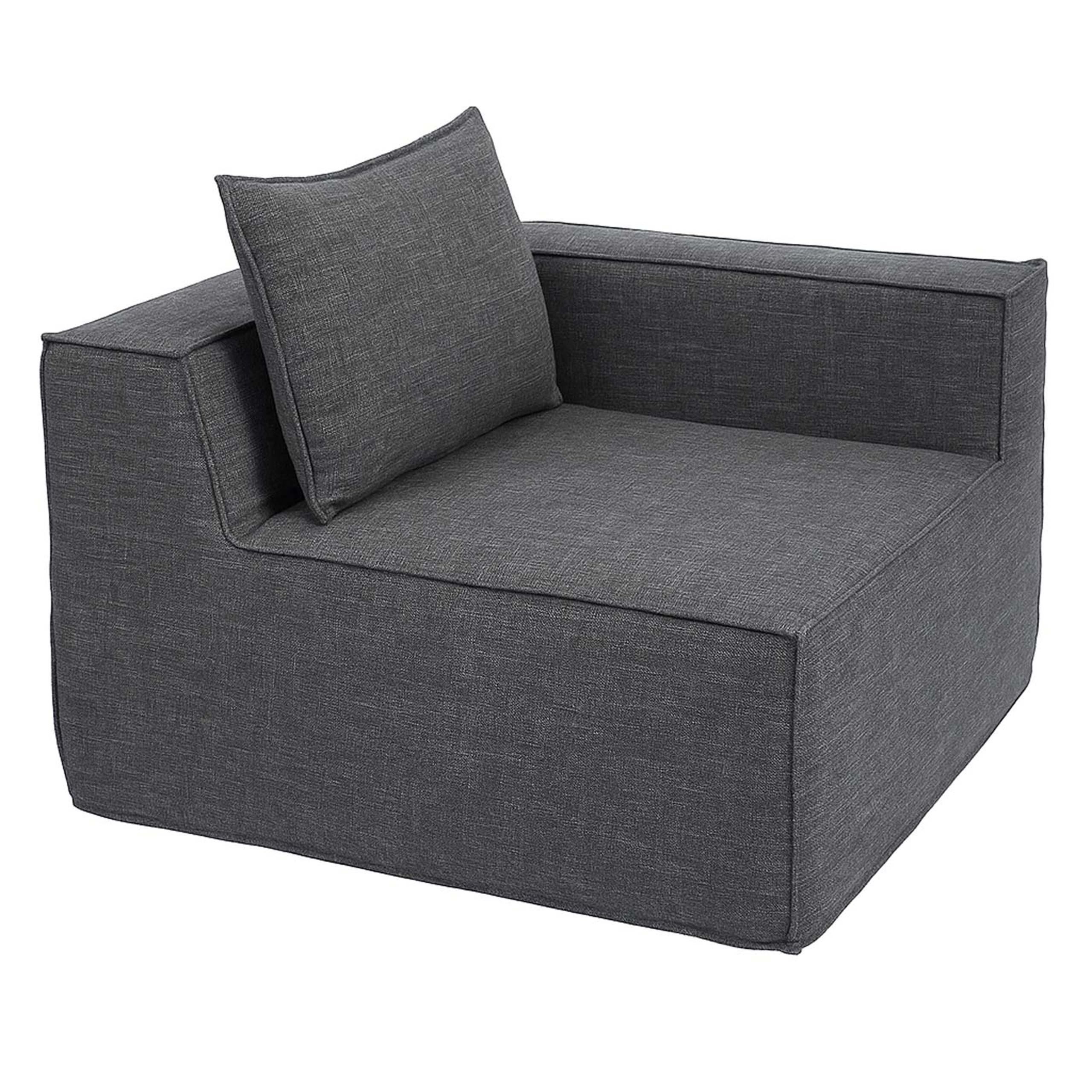 ECKTEIL Grau - Grau, Textil (97/63/97cm) - MCW