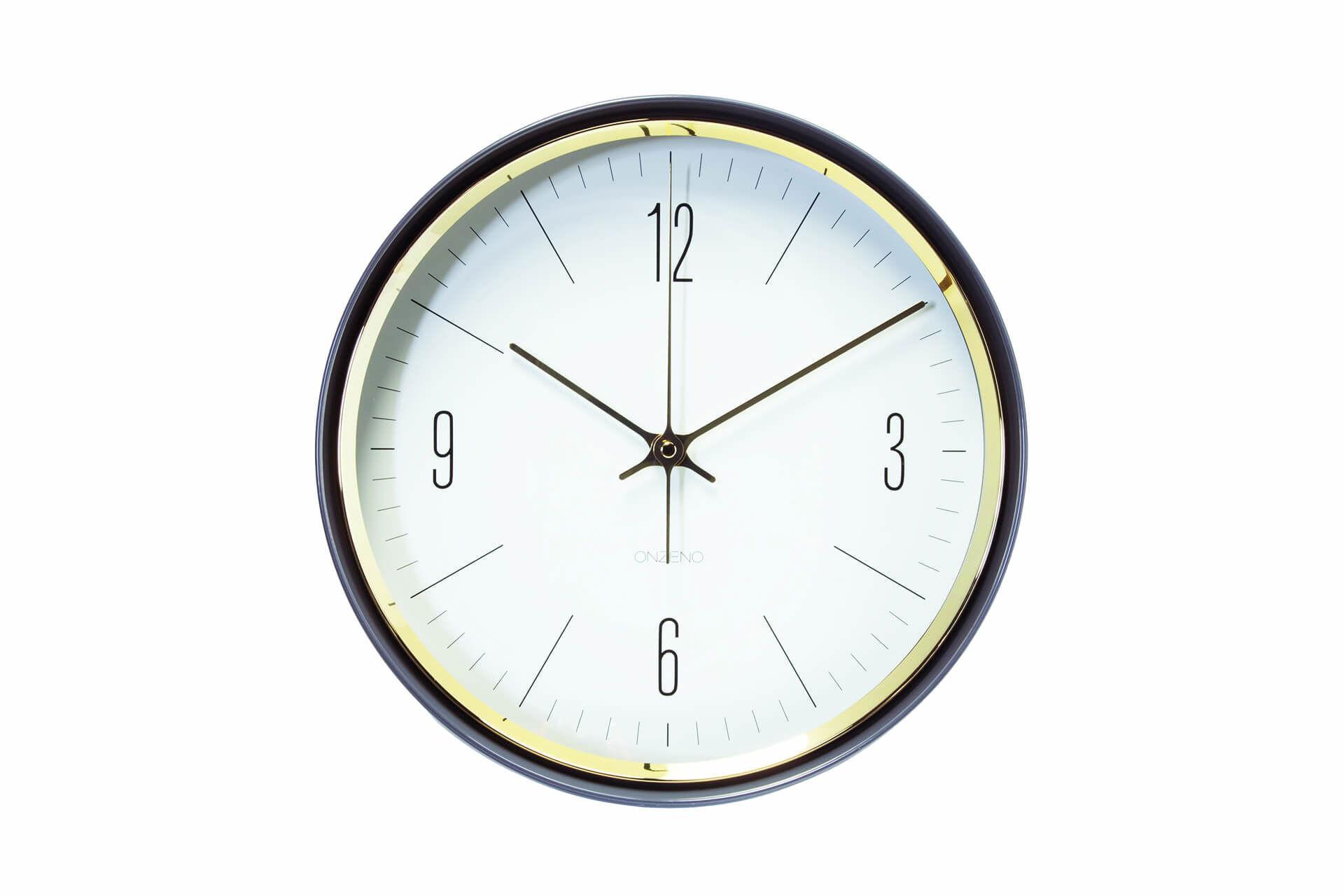 WANDUHR Design Weiß 33/33 cm - Weiß, Glas (32.7/32.7/5cm) - ONZENO