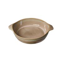 AUFLAUFFORM RUND Tortosa braun 33 x 27 cm - Braun, Keramik (33/27/8cm) - Ritzenhoff Breker