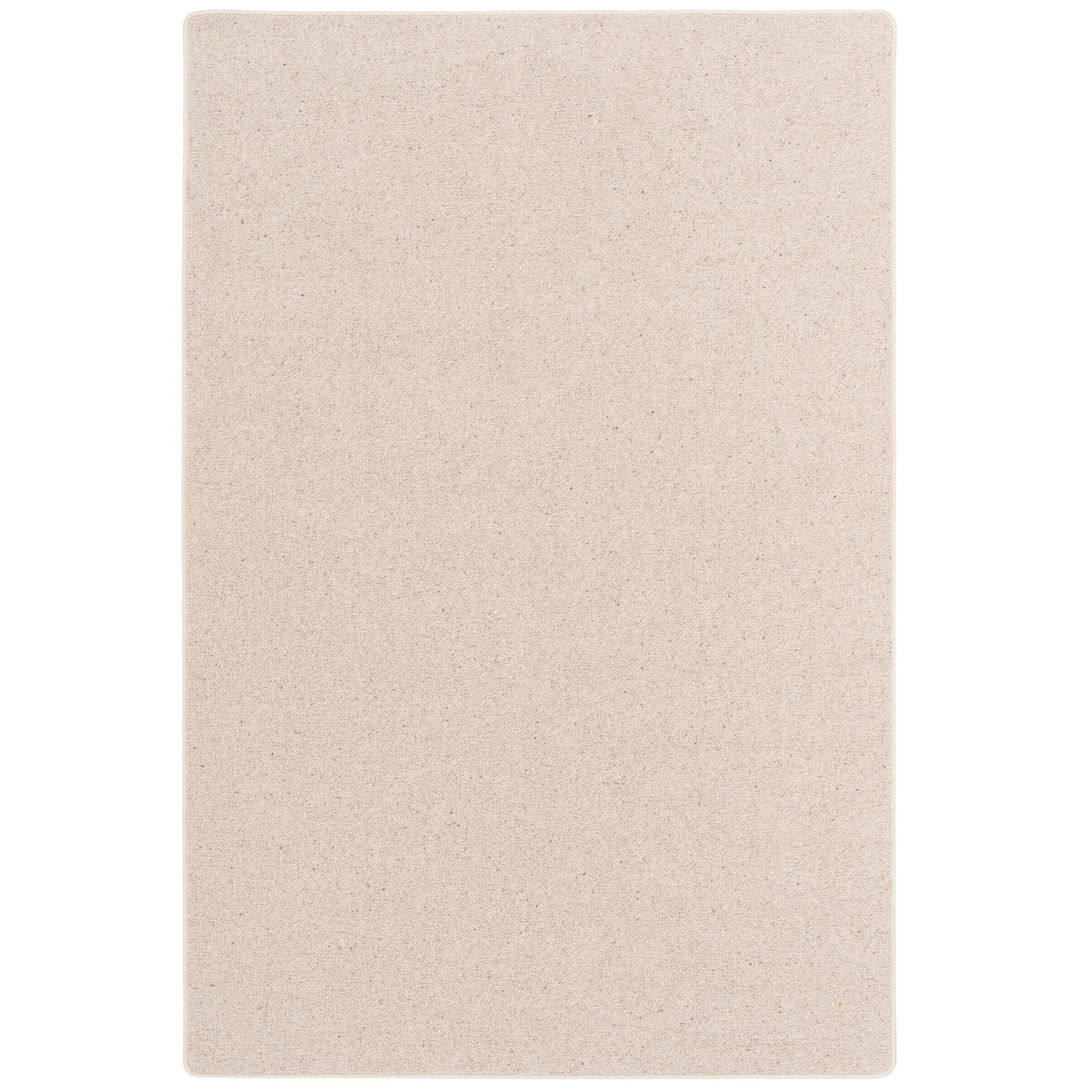 NATUR TEPPICH WOLLE BERBER - Beige, Textil (100/100cm) - Snapstyle