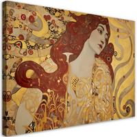 KUNSTDRUCK Gold 100/70 cm - Goldfarben, Textil (100/70cm) - KUNSTLOFT