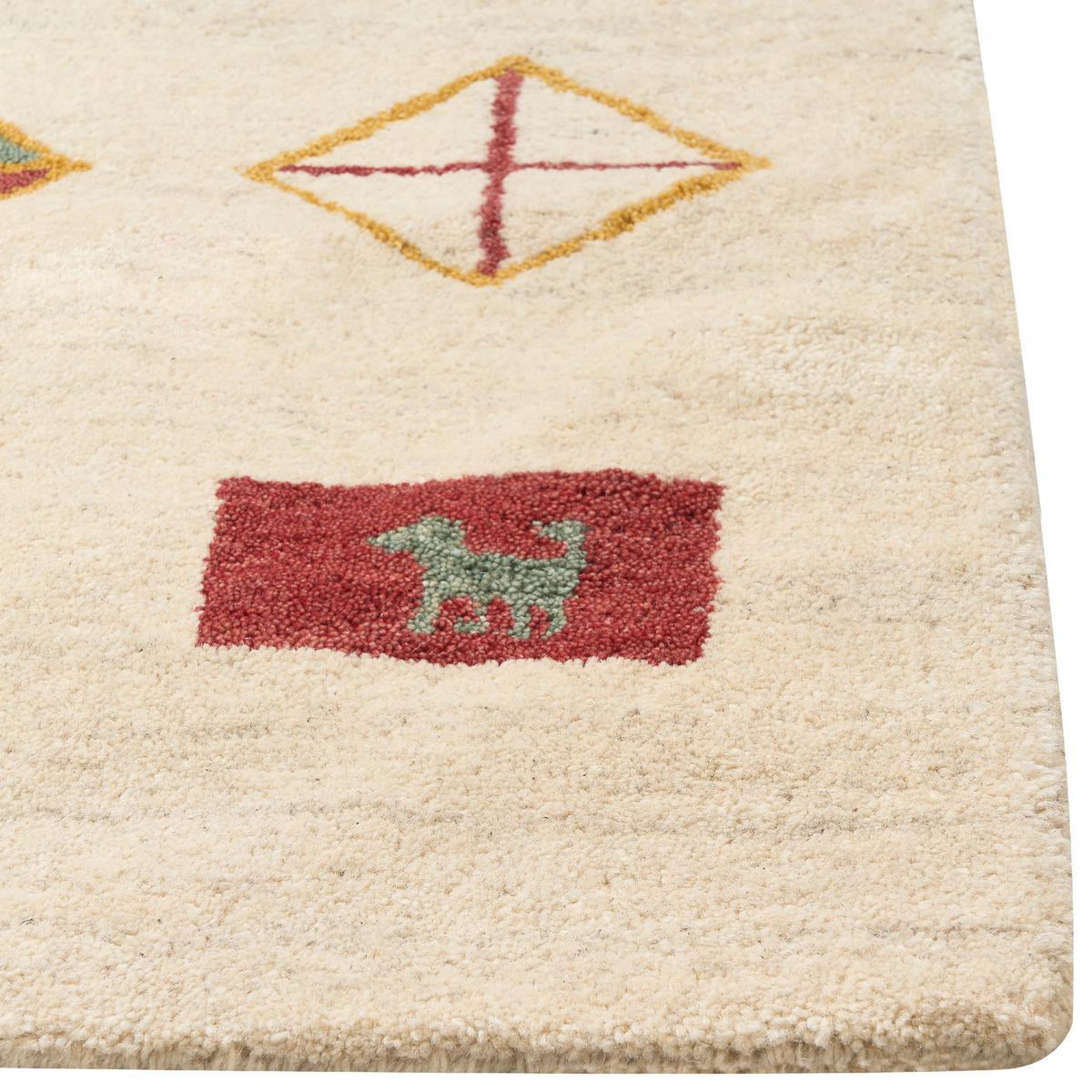 TEPPICH geflochten Misinli 230/160 cm - Beige, Textil (160/230cm) - Beliani