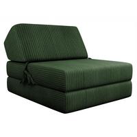 KLAPPSOFA Kevin Cord - Grün, Textil (73/58/90cm) - MIRJAN24
