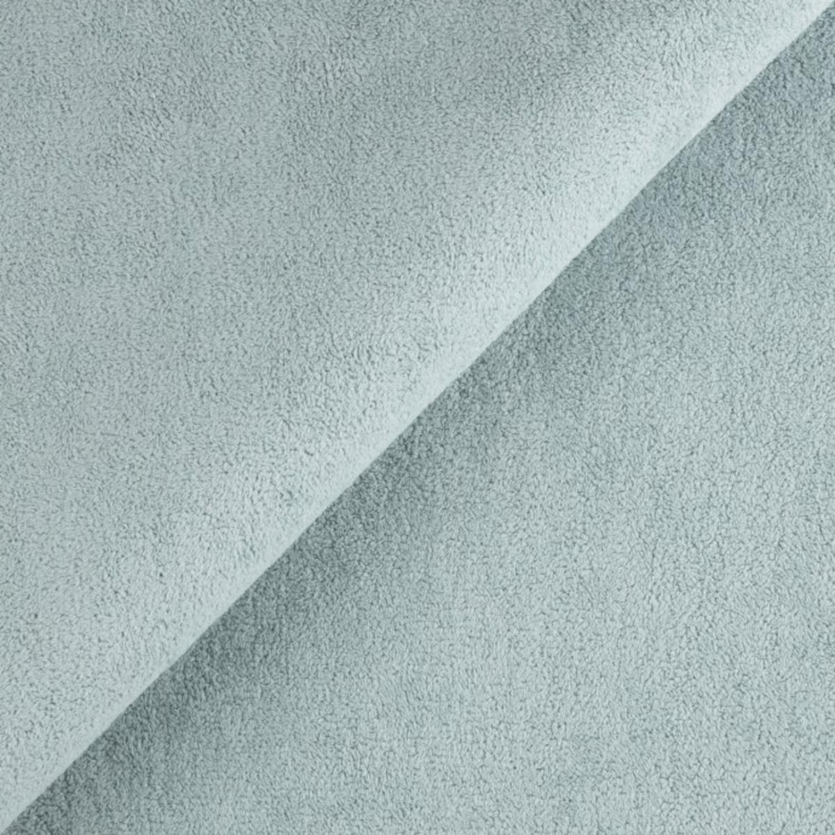 SCHLAFSOFA Belluno aus hochwertigem Blaugrau Plüschstoff mit Bettkasten und tiefen Steppungen in Bubble-Optik - Blaugrau/Schwarz, Holz/Kunststoff (205/87/105cm) - S-Style