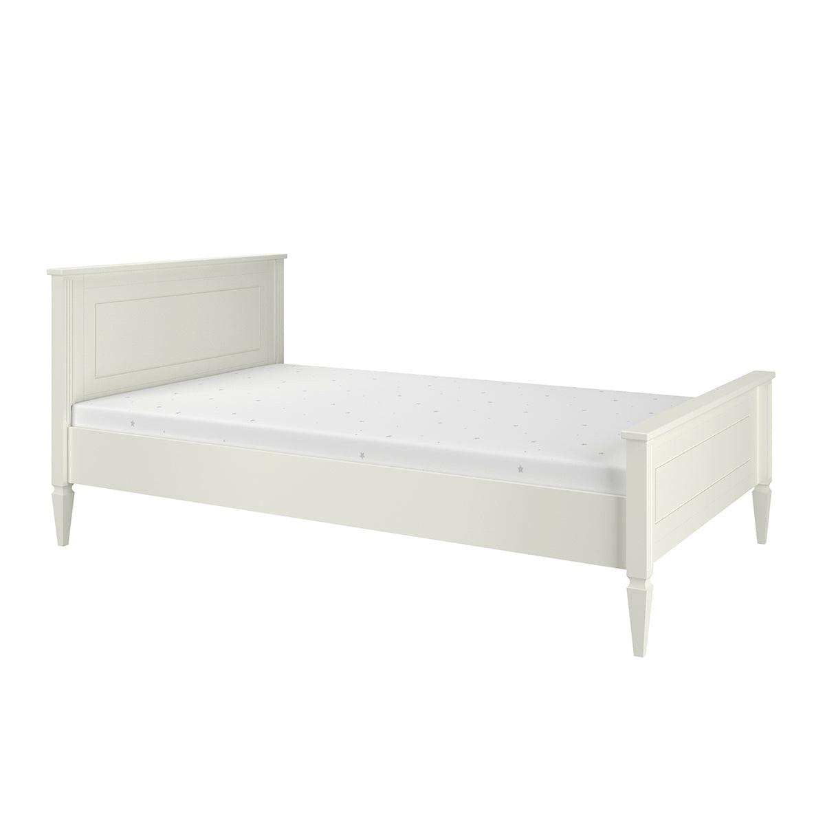 BETT 120/200 Ines Weiß - Weiß, Holzwerkstoff (120/200cm) - Petits-meubles