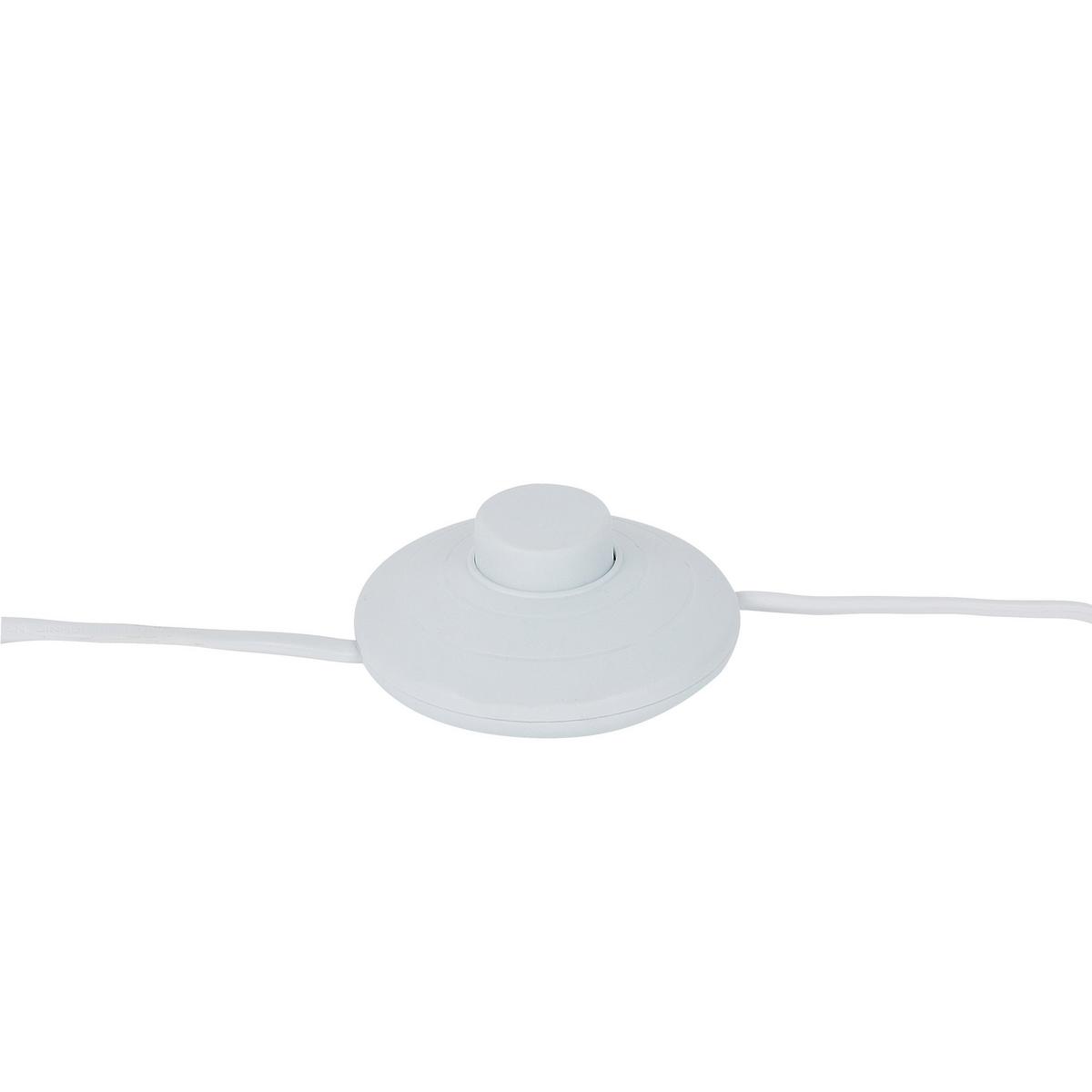 STEHLAMPE Silber/Schwarz Calvillo - Silberfarben/Schwarz, Metall (43/43/153cm) - Beliani
