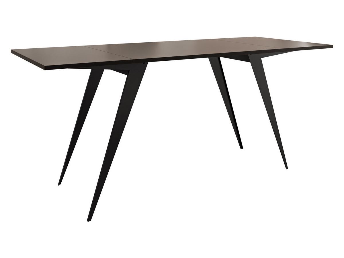 2-IN-1 COUCHTISCH UND ESSTISCH Xena - Schwarz, Holzwerkstoff/Metall (70/90/45cm) - MIRJAN24