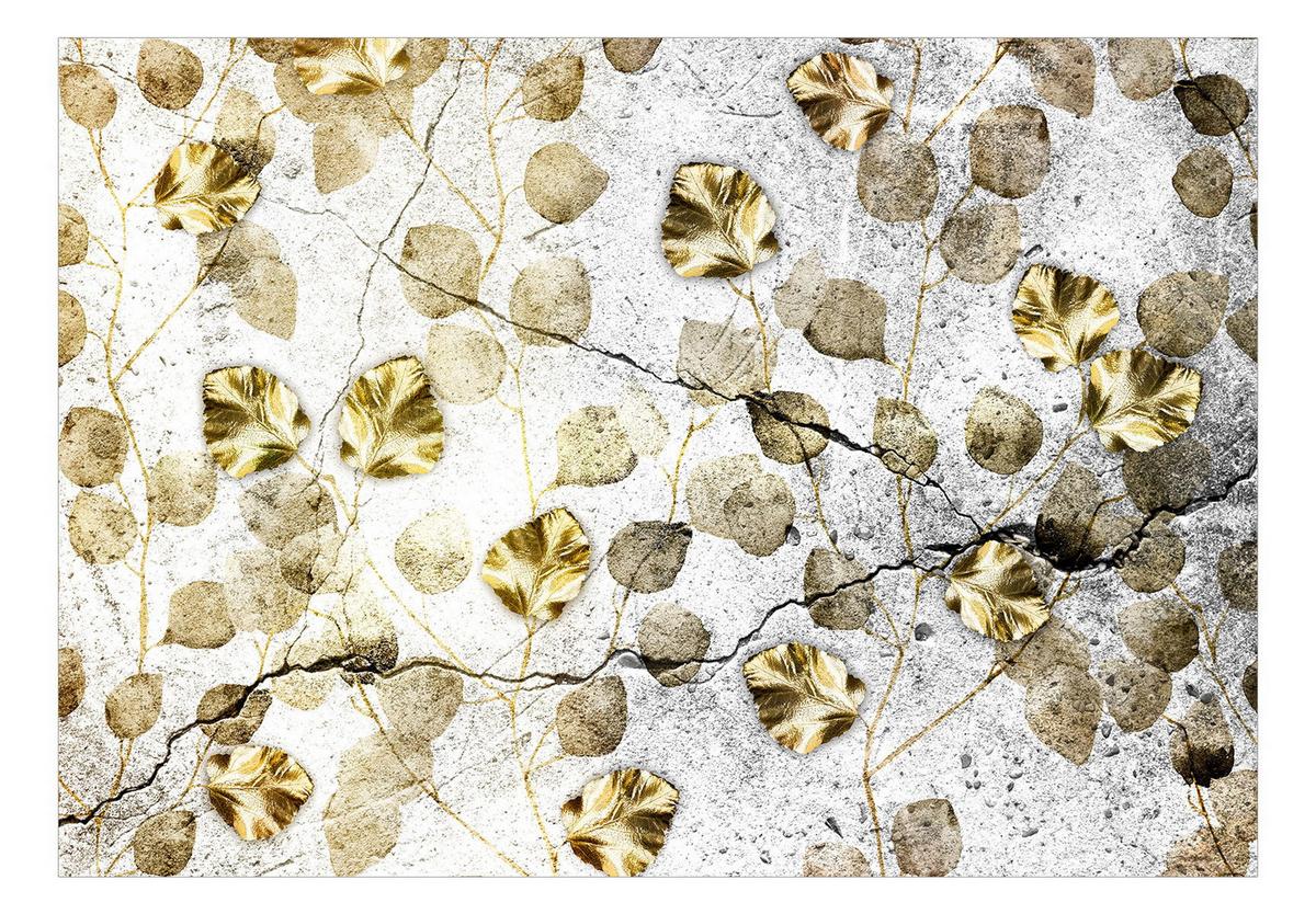 SELBSTKLEBENDE FOTOTAPETE Grau 98/70 cm - Braun/Grau, Kunststoff/Textil (98/1cm) - KUNSTLOFT