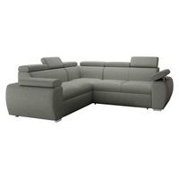 ECKSOFA Boston Maxi - Chromfarben/Graphitfarben, Holz/Textil (260/260cm) - MIRJAN24