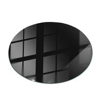 TISCHPLATTE fi50 cm Farbe Schwarz, glatt - Schwarz, Glas (0.4/50/50cm) - TULUP