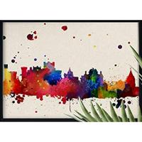 POSTER Pamplona A4 Rahmenlos - Klar, Papier (29.7/5/21cm) - Nacnic