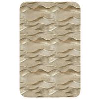 WC-VORLEGER Wellen - Muster - Gold WC Teppich 50x80 cm - Messingfarben, Textil (50/1cm) - OnlyWow