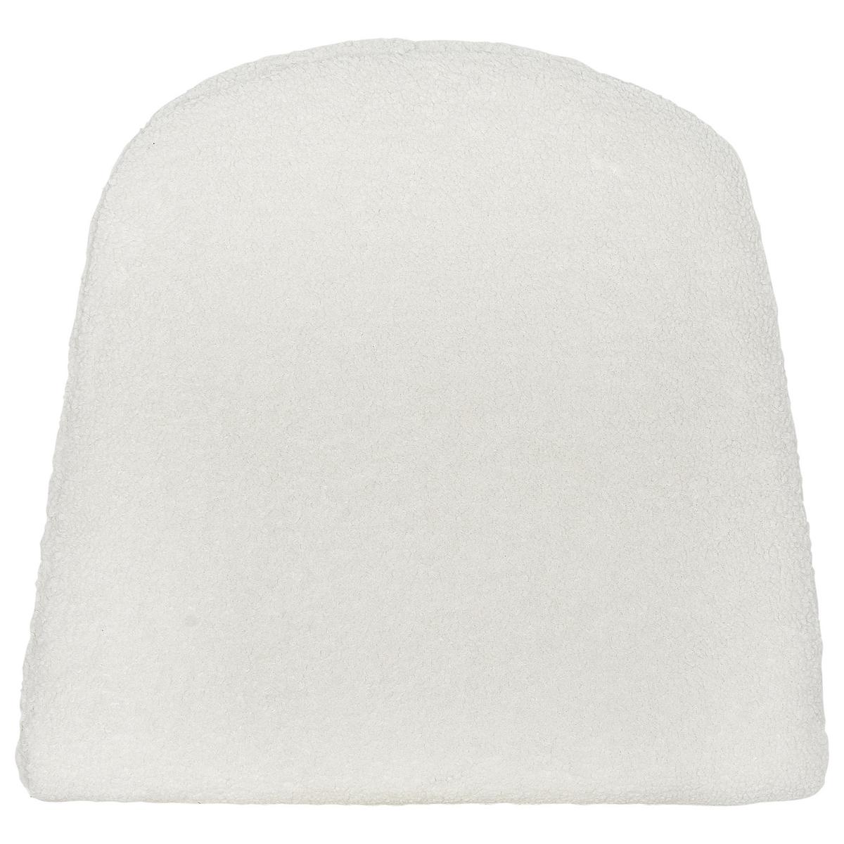 SESSEL Weiß Drammen - Weiß/Braun, Textil (71/84/54cm) - Beliani