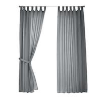 VORHANG 2ER SET POTSDAM HxB 225x140 cm Grau - Grau, Textil (140/225cm) - Gardinenbox