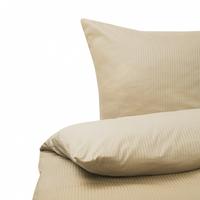 BETTWÄSCHE SET Avondale 155x220 cm - Beige, Textil (155/220cm) - Beliani