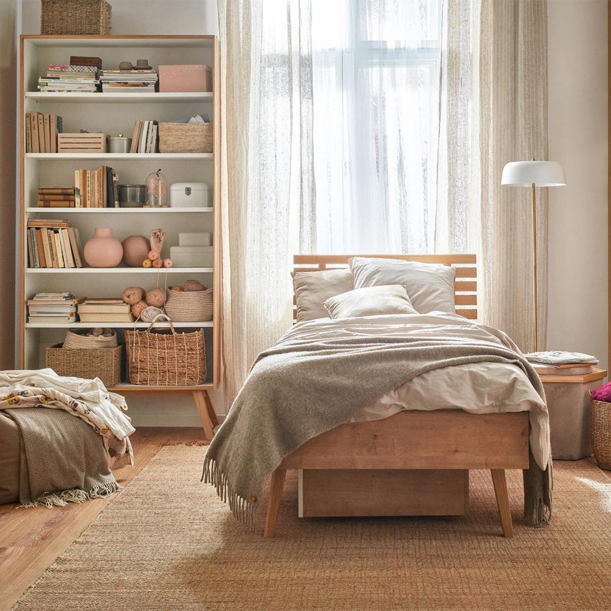 BETT 90/200 Holz - Braun, Holzwerkstoff (90/200cm) - Petits-meubles