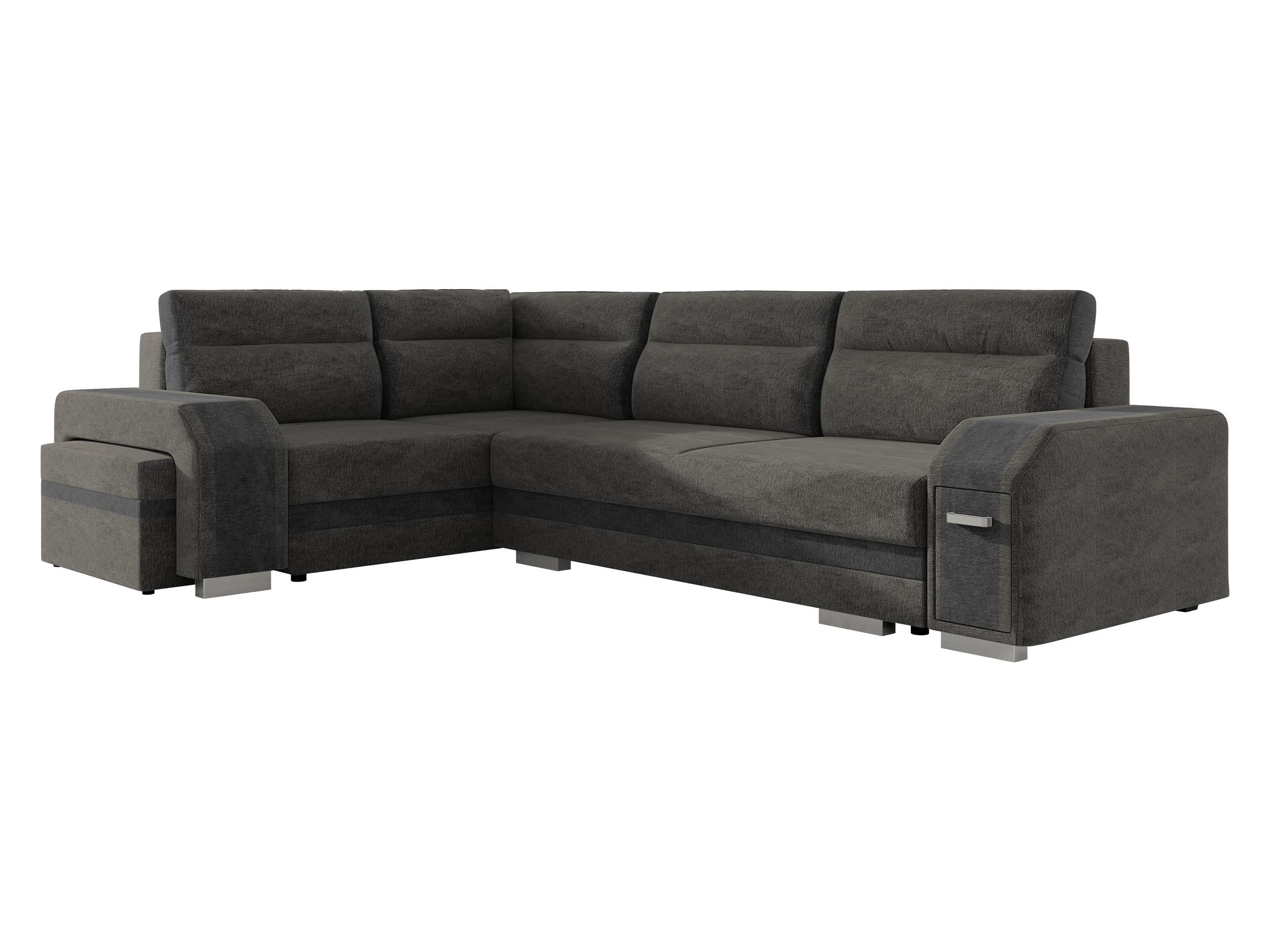 ECKSOFA Assan, Seite: Links - Chromfarben/Greige, Holz/Kunststoff (305/205cm) - MIRJAN24