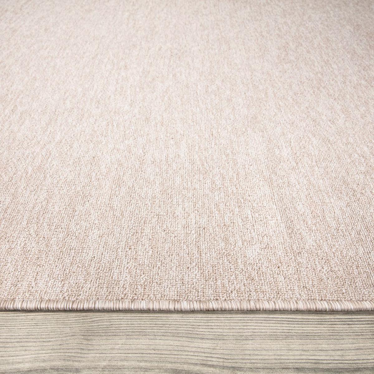 FLACHWEBTEPPICH Waschbar, einfarbig, Creme, 120 x 160 cm - Creme, Textil (160/120cm) - KADIMA DESIGN