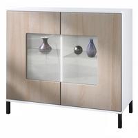 KOMMODE Grömitz Eiche sägerau - Eiche San Remo, Holzwerkstoff (92.5/83.5/35cm) - Vladon
