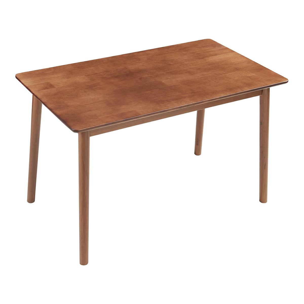 ESSTISCH Klijori - Walnussfarben, Holz (70/140/73.5cm) - [en.casa]