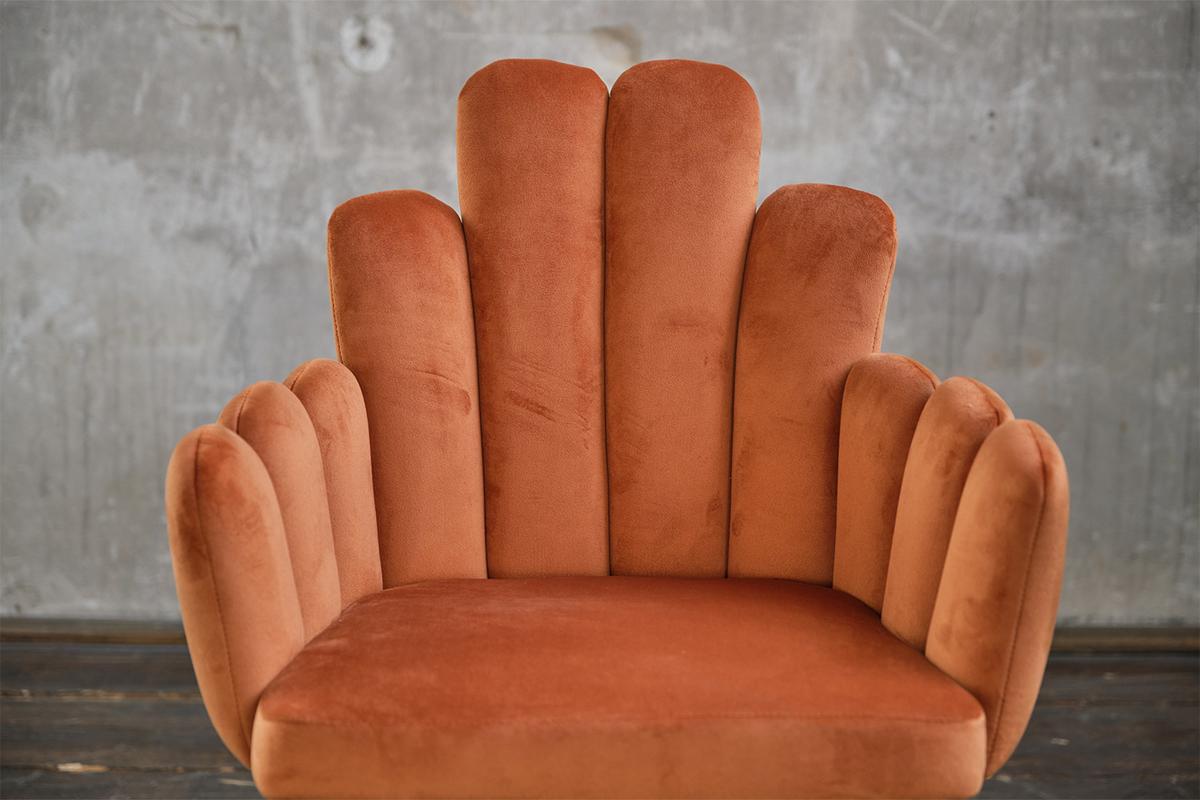 ESSZIMMERSTUHL FREJA Kupfer Velvet (1er-Set) - Kupferfarben, Textil (59/86/55cm) - KAWOLA