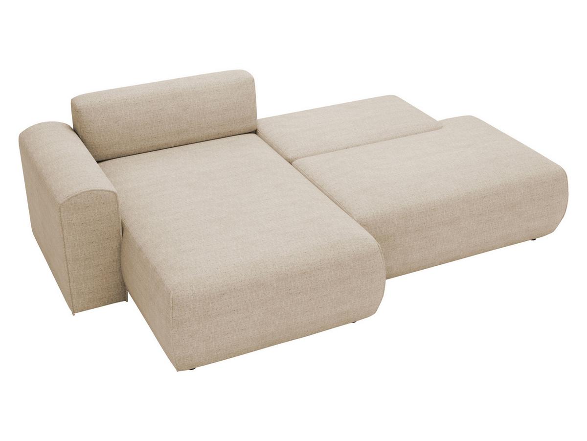 ECKSOFA Mila - Hellgrau/Schwarz, Holzwerkstoff/Kunststoff (164/264cm) - MIRJAN24