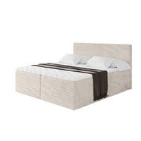 BOXBETT mit Matratze H3 und Lattenrost - TOLO-v1 - 140x200 Cord - Creme - Creme, Holzwerkstoff (140/200cm)