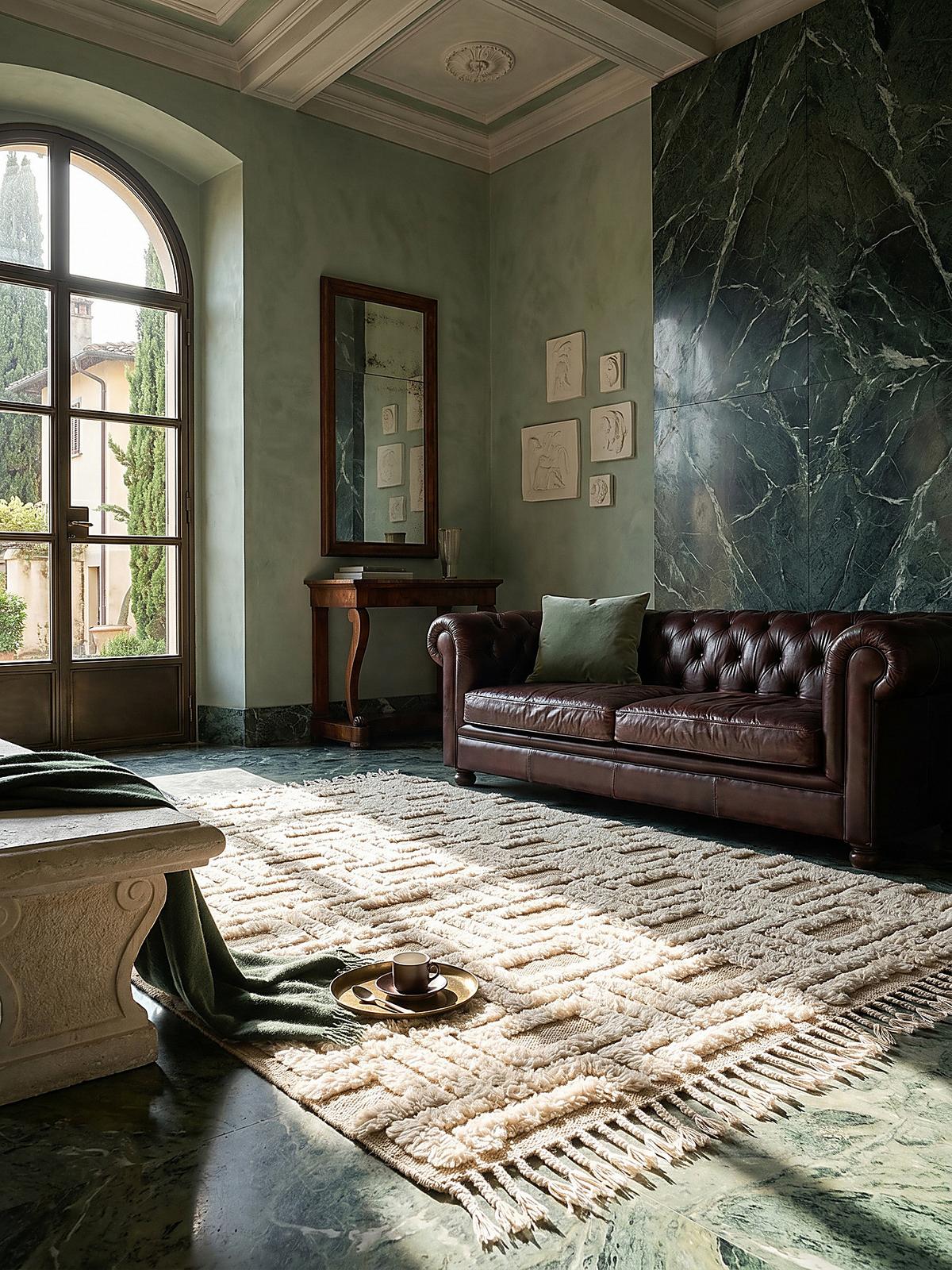 WOLLTEPPICH mit Fransen COPSE, geometrisch, Beige, 200 x 290 cm - Beige, Textil (290/200cm) - KADIMA DESIGN