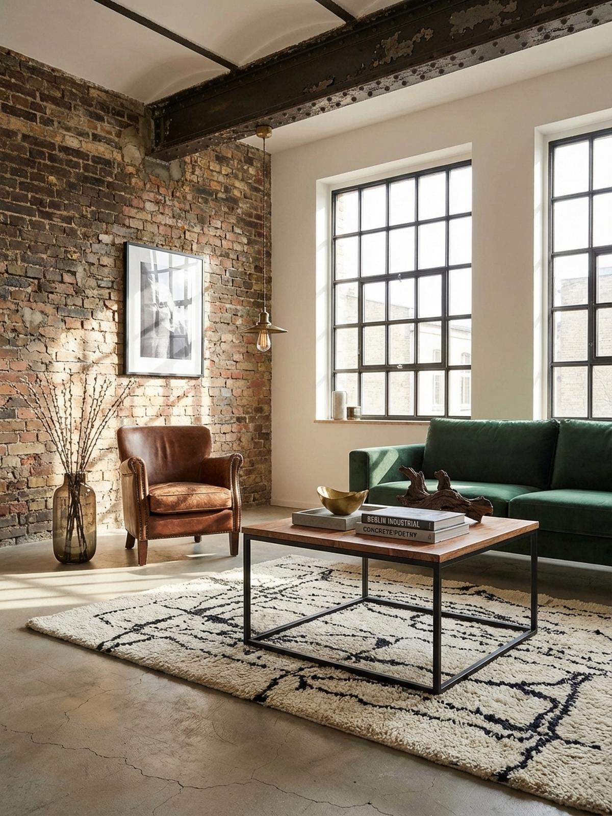 COUCHTISCH Industrial, Akazienholz mit Eisengestell, handgefertigt, robust und stabil - Beige/Schwarz, Holz/Metall (60/60/41cm) - KADIMA DESIGN