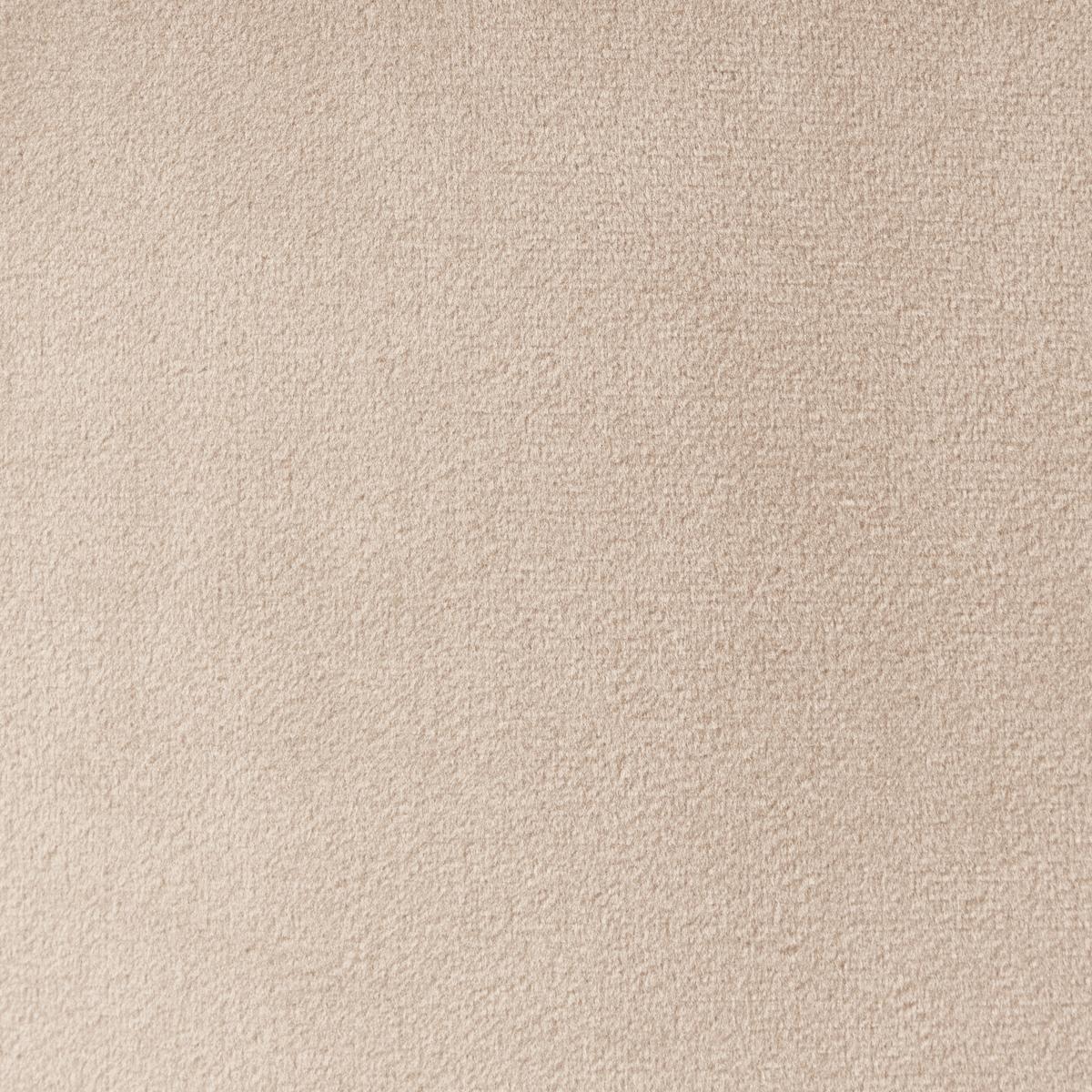 POUF Samtstoff Beige Selby - Beige, Metall (40/46/40cm) - Beliani