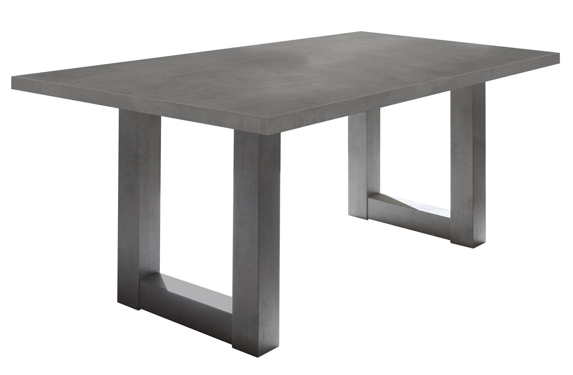 ESSZIMMERTISCH Eila 4 140 x 90 x 75 Esstisch Graphit - Grau, Holz (140/90/75cm) - 58aufmkessel