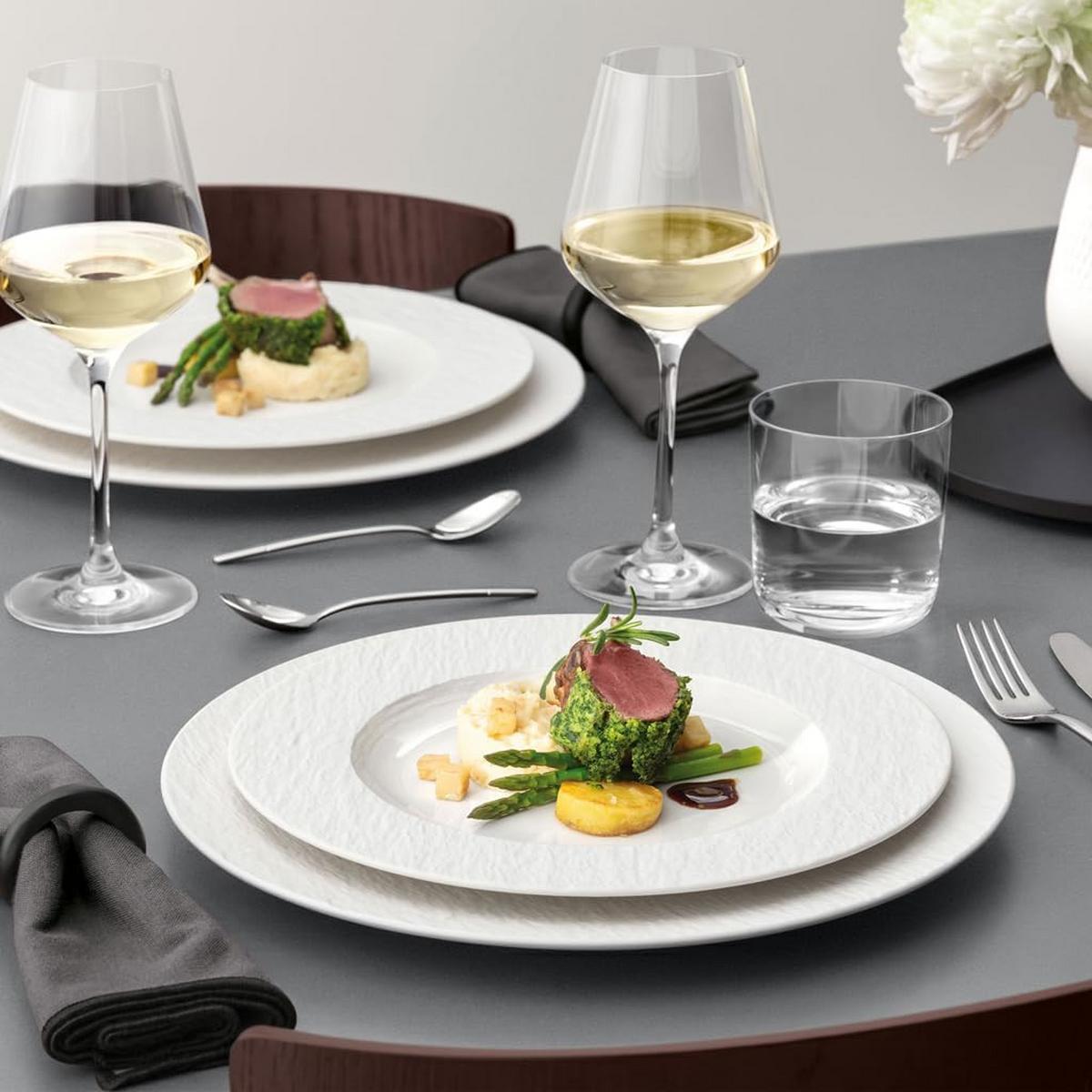 BASIC-SET Manufacture Ice weiß 6-tlg. - Weiß, Keramik (2/2/2cm) - Villeroy & Boch