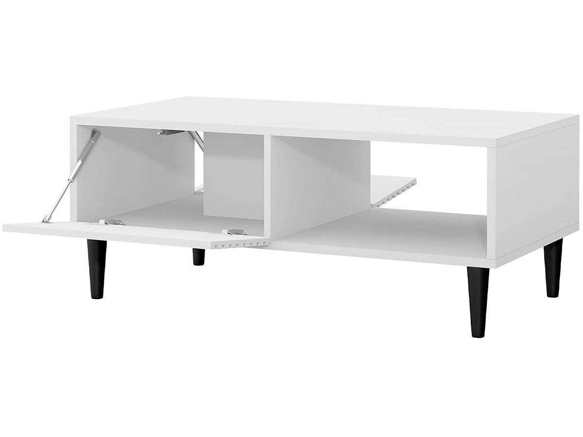 COUCHTISCH nakomo weiss - Weiß, Holz (41/41/52cm) - Habitat Garten