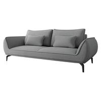 SCHLAFSOFA Cavo 3R - Schwarz/Grau, Holz/Textil (249/86/118cm) - MIRJAN24