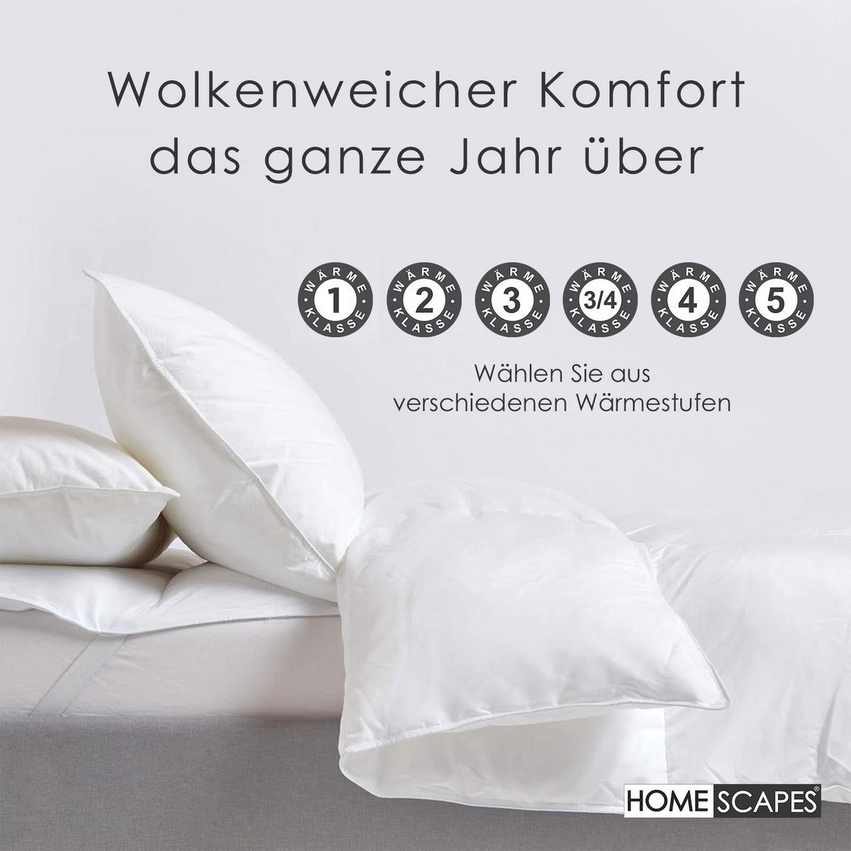 SOMMERDECKE EXTRA LEICHT 135/200 cm, Super-Mikrofaser - Weiß, Textil (135/200cm) - Homescapes